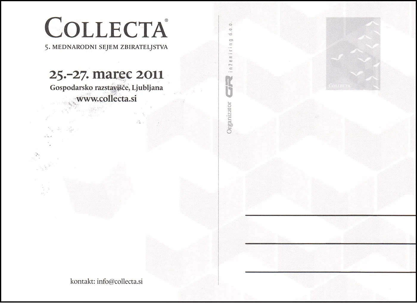 POŠTA SLOVENIJE NA SEJMU COLLECTA 2011